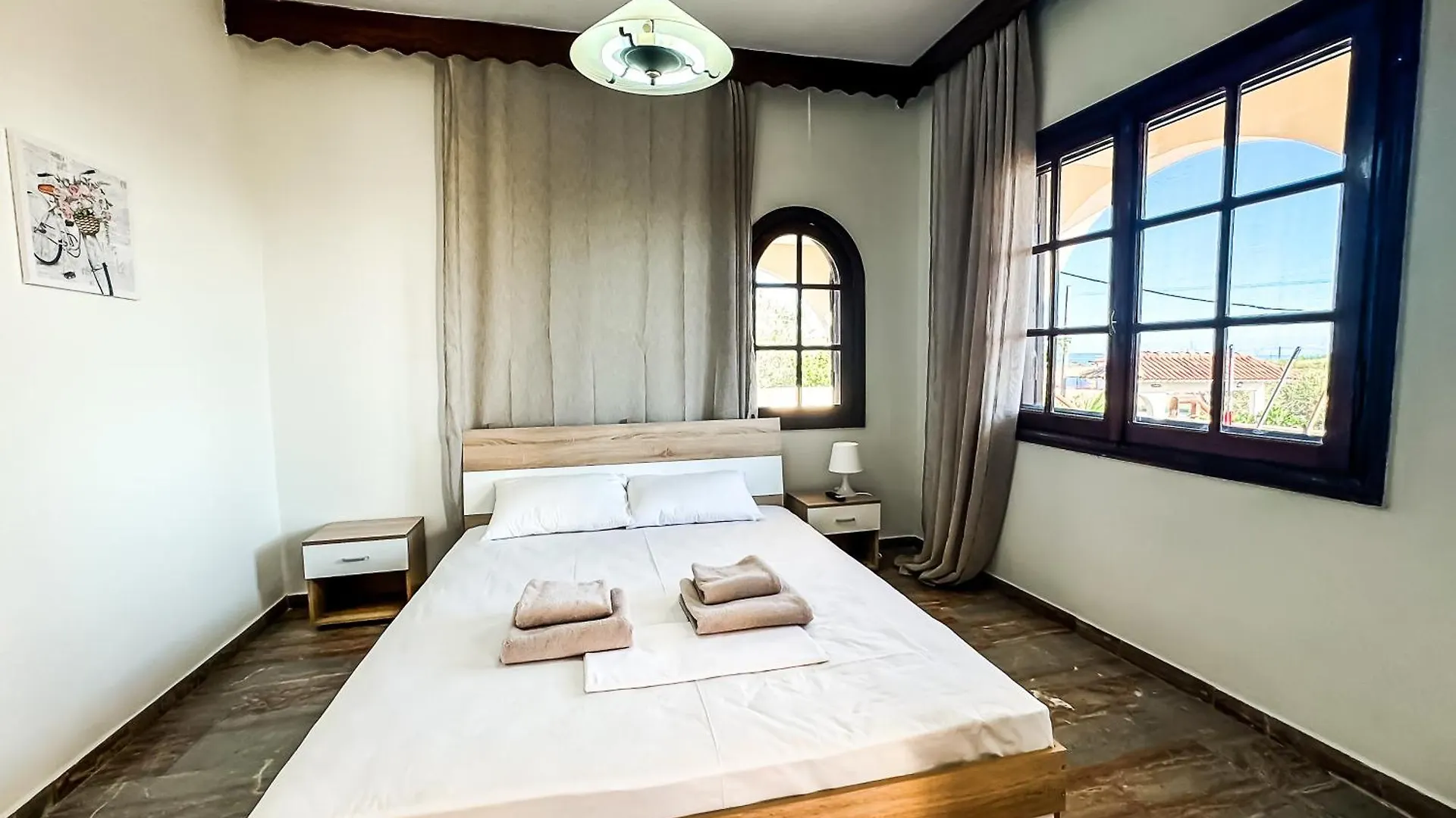 Daire Τhe Peaceful Villa Paralia Dionysiou